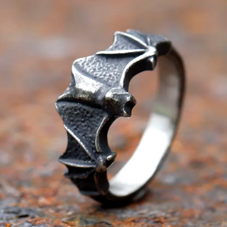 Bat Goth Ring