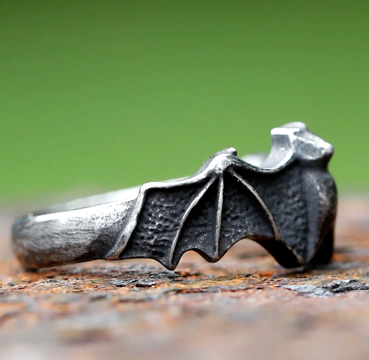 Bat Goth Ring