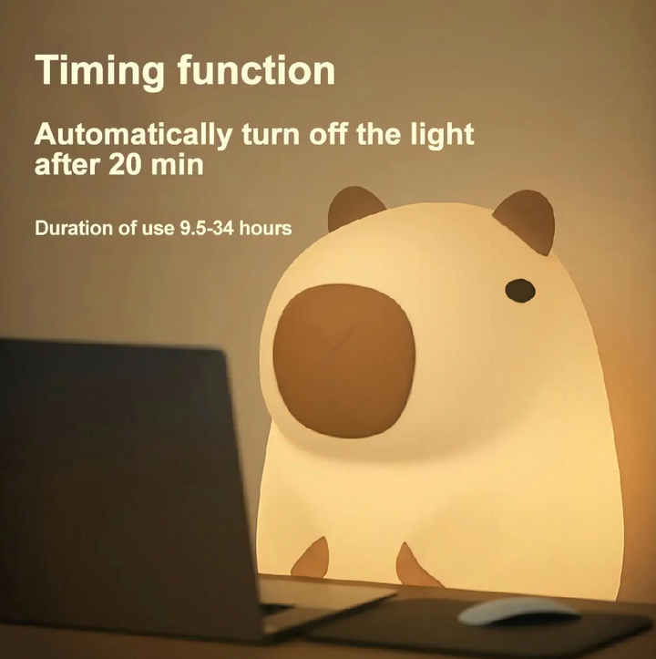 Squishy Capybara Night Light