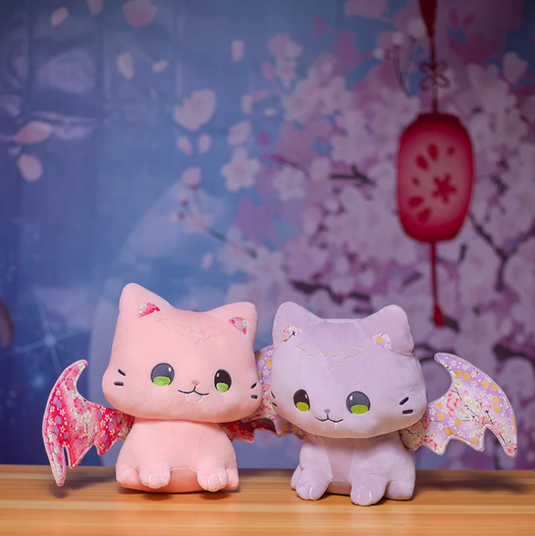 Translation missing: en.Kawaii Sakura Cats with Wings Plushies