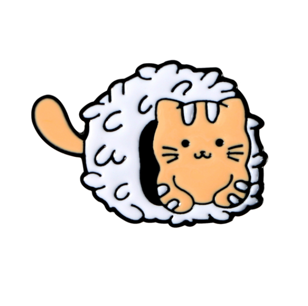 Sushi Cat Lovers 5 Set Pins