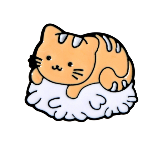 Sushi Cat Lovers 5 Set Pins