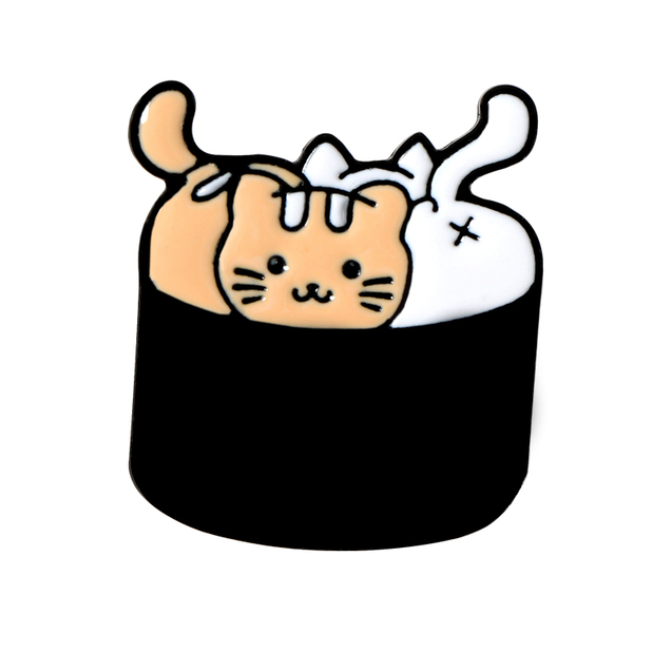 Sushi Cat Lovers 5 Set Pins