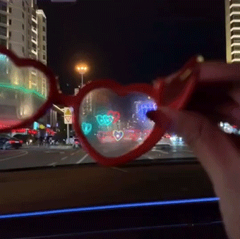 Translation missing: en.Heart Design Diffraction Sunglasses