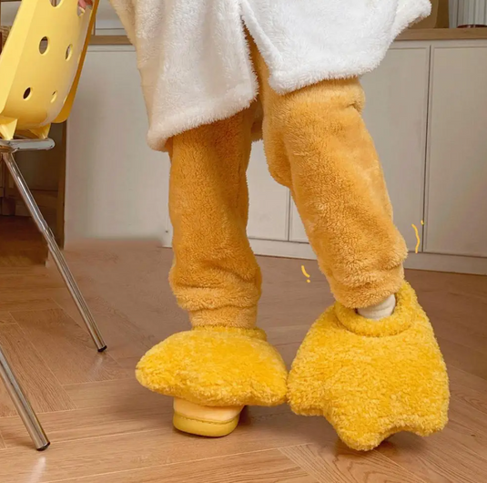 Translation missing: en.Kawaii Duck Winter Warm Slippers