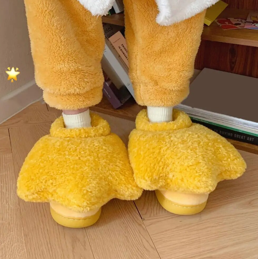 Kawaii Duck Winter Warm Slippers