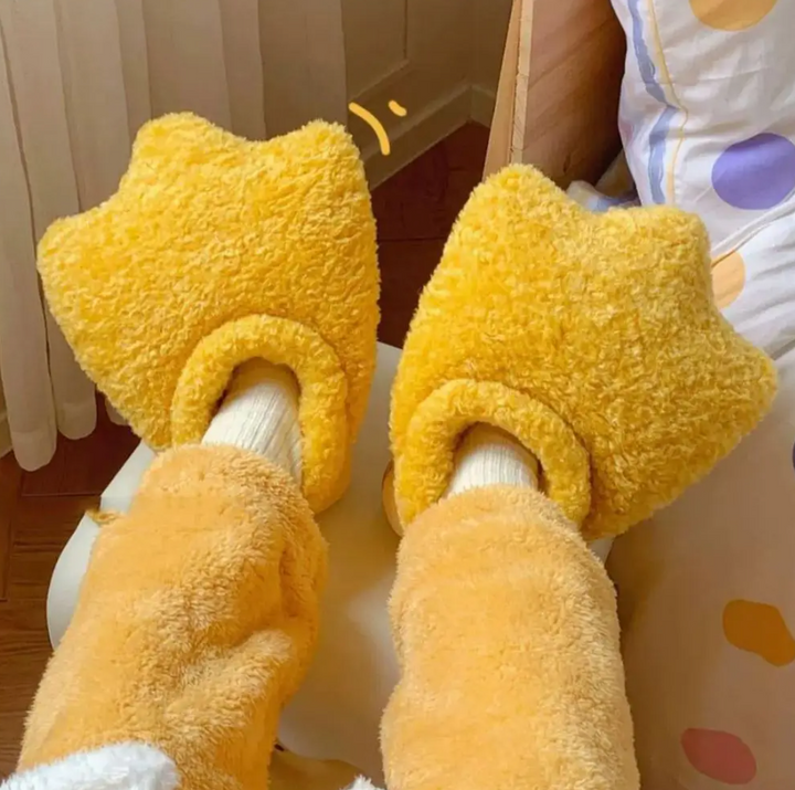 Kawaii Duck Winter Warm Slippers