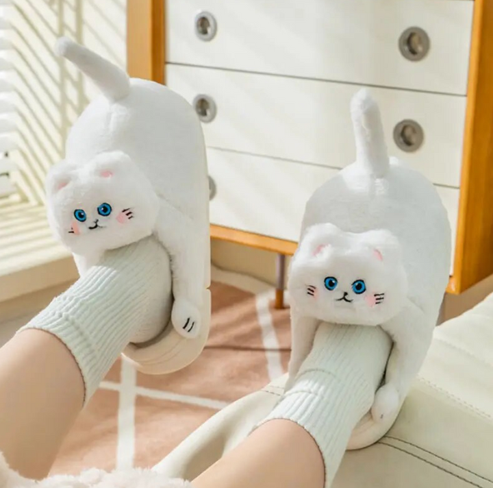 Adorable Cats Winter Warm Slippers