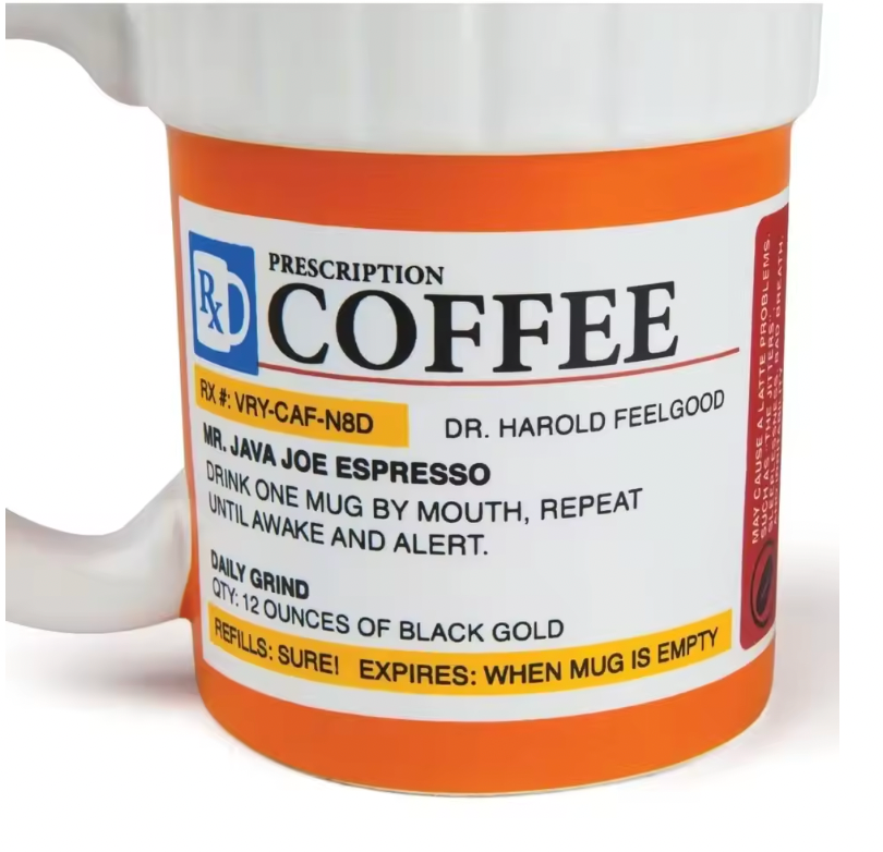 PRESCRIPTION COFFEE CERAMIC MUG