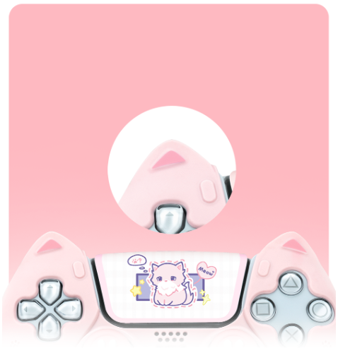 Kawaii Kitty Silicone Cover For PS5 Controller