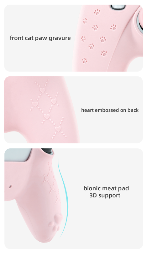 Kawaii Kitty Silicone Cover For PS5 Controller