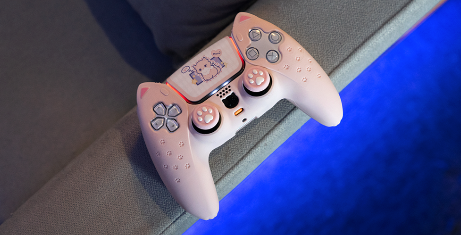 Kawaii Kitty Silicone Cover For PS5 Controller