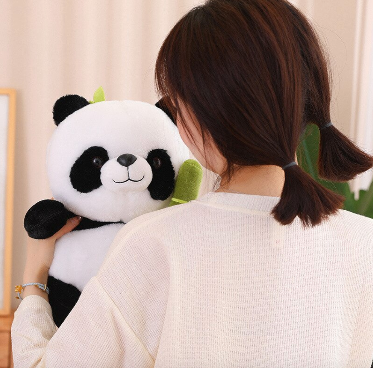 Panda in a Bamboo Plush