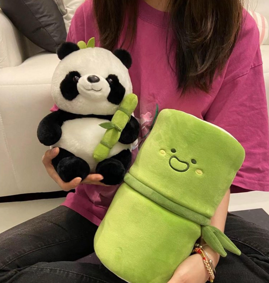 Translation missing: en.Panda in a Bamboo Plush