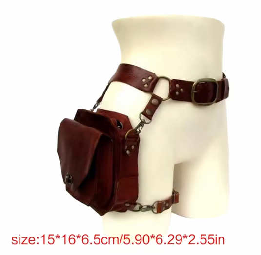 Translation missing: en.MEDIEVAL STYLE LEATHER BELT POUCH BAG