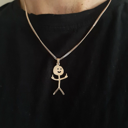 Translation missing: en.Funny F.ck You Unisex Necklace