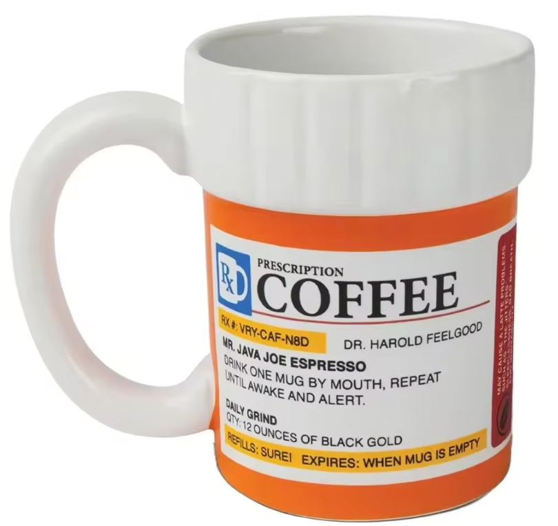 PRESCRIPTION COFFEE CERAMIC MUG