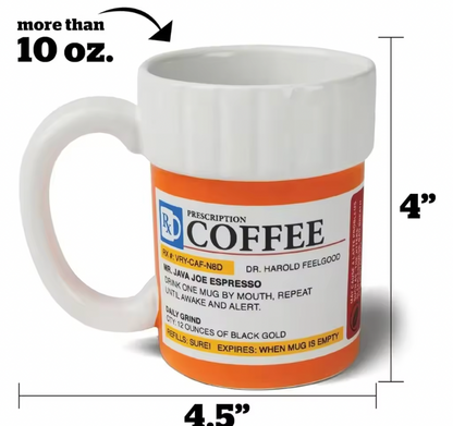 PRESCRIPTION COFFEE CERAMIC MUG