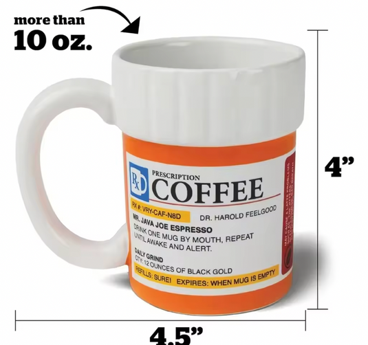 Translation missing: en.PRESCRIPTION COFFEE CERAMIC MUG