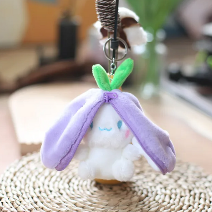 Adorable Fruit Bunny Keychain