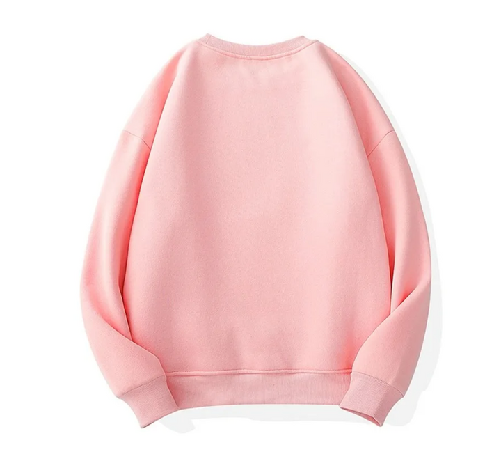 Kawaii Light Pink Strawberry Sweatshirt